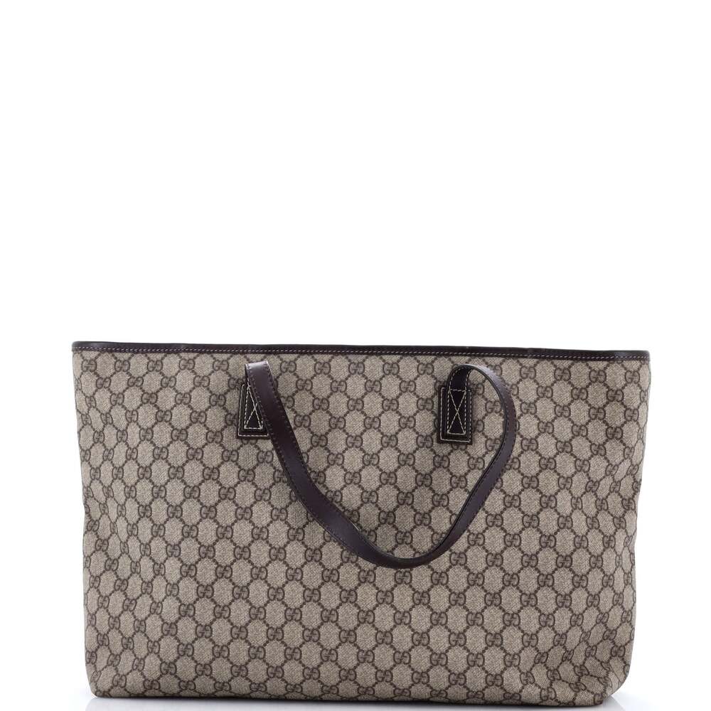 Gucci Plus Tote Gg Coated Canvas With #238967G13B - Picture 3 of 8